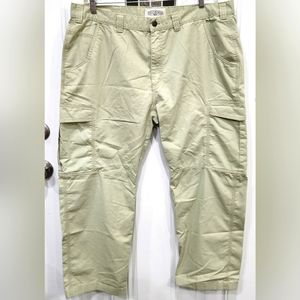 Field & Stream light green men's straight leg cargo pants size 40/30